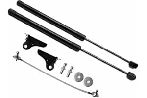 TSUBASA Lift Supports Struts for Mazda CX-30 2019-2023 Front Bonnet Hood Modify Carbon Fiber Gas Charged Shock Dampers Spring Bar (2 PCS) (Normal Black)