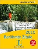 Langenscheidt Sprachkalender 2010 Berühmte Zitate - Kalender by 