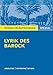 Lyrik des Barock.: Interpretationen zu wichtigen Werken der Epoche (Königs Erläuterungen Spezial) by 