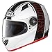 Produktbild X-LITE X-602 DUAL N-COM Integralhelm weiß schwarz rot Gr.M von BikerWorld