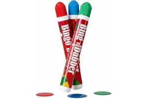 M&M PRIME Bingo Dabbers 6 Pack - Dabbers Markers Mixed Colours - Pack of 6
