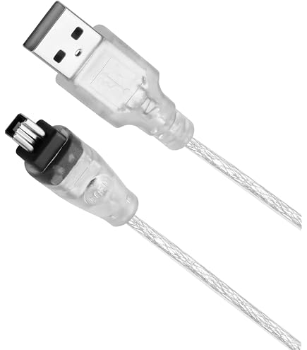 Câble Adaptateur USB Mâle Vers Firewire 4 Broches - 1,8 M, Pour Appareil Photo, Caméscope, Ordinateur