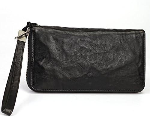 Geremen Men's Super Premium Full Grain Leather Wallets MS01 Black