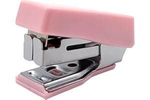 POWERSELL Mini-Hefter, Hand-Hefter, Hefter, für Büro, Schule und Zuhause, 1000 kleine Heftklammern 6/4, inklusive geschlossener geschlossener Punkt, geringe Größe