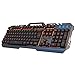 Produktbild UrChoiceltd Draht Rainbow Metall Luminescence LED-Hintergrundbeleuchtung Multimedia Ergonomische USB Gaming-Keyboard Wasserdicht Mechanische angenehm Federung für PC Tablet Windows 7,8, XP, Vista