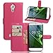 Produktbild Qiaogle Telefon Case - PU Leder Wallet Schutzhülle Case für Acer Liquid Zest Plus Z628 (5.5 Zoll) - FC06 / Rose Klassische Solid Color Geschäfts art