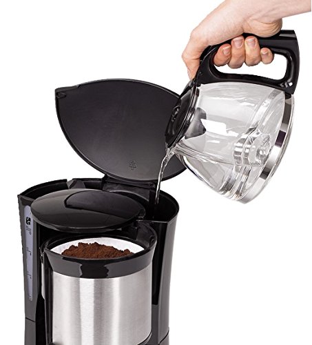 Moulinex FG150813 Subito Kaffeemaschine, 6 Tassen, Schwarz/Edelstahl - 2