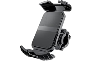 ZQYFCDZ Support de téléphone pour vélo, Support de téléphone pour Moto - Support Universel à 360° pour iPhone 15/14 Pro Max Plus, SE, 13/12 Pro Max Mini, Samsung S23 S22, Smartphone (3.5"-8")