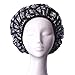 Dilly's Collections - Microfiber Shower Caps - Comfortable Adult Size- Hair Protection Bath Cap- Saves The Blow Out- Premium MICROFIBER Toweling- Seals Out the Humidity During Shower - Protects The Hair Treatment - Large Damask Shower Caps