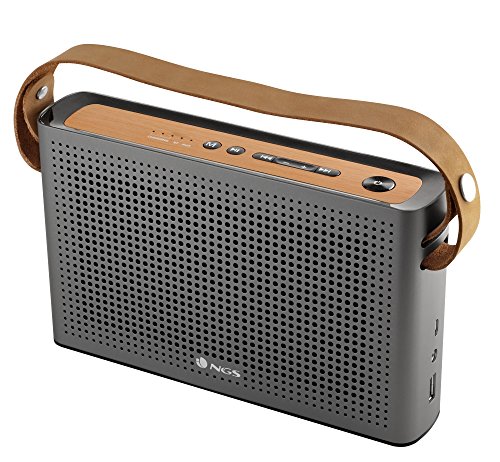 Preisvergleich Produktbild NGS Roller Byron 360radio FM / USB / BT 360 Alu + Leder