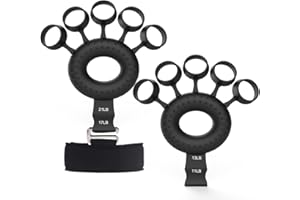 PLAUSO Finger Extensor Exerciser Handtrainer Fingertrainer Handgriffstärker Handgrifftrainer Verstellbarer Silikon Finger Trainer Unterarmtrainer Grippy Verbessert Finger-Funktion Bewegung,Fingergymnastik