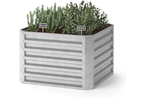 OK-Living Jardinière, Argent, 90x90cm