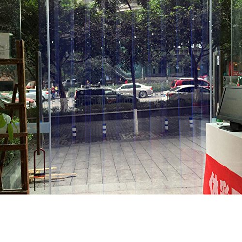 Cortina/cortina transparente del pvc/cortina de partición anti-mosquito plástica/cortinas de viento anti-fly/cortina aislada-A 105x200cm(41x79inch)