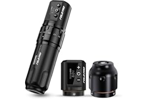 EXTREME TATTOO Dragonhawk Fold Pro Wireless Tattoo Machine Pen Machine à Tatouer Adjust Stroke Length 2.4 to 4.2mm Rotative tatouage d'affichage à LED numérique de 2pcs batterie de tatouage rechargeables
