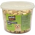 Extra Select Marrowbone Rolls Dog Treat Biscuits - Crunchy Dog Biscuits & Snacks with Meaty Center - Marrow Bone Puppy Treats & Bedtime Biscuits for Dogs - 3 Litre Resealable Tub
