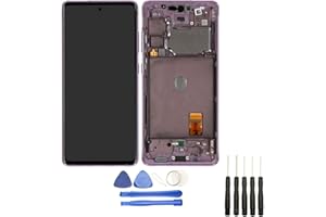Visiodirect® Ecran Complet: Vitre + LCD sur châssis Compatible avec Samsung Galaxy S20 FE 5G Violet+ Kit Outils