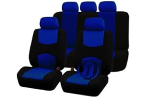 Rebeca Shop Coprisedili Auto Con Copri Volante E Cintura A18 (Royal)