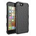 Produktbild iPhone 6 6s Hülle, TSCASE iPhone 7 4.7" Schutzhülle Case Semi Transparent Durchsichtige PC UltraSlim Handyhülle TPU Bumper für iPhone 6, 6S, 7, in Schwarz
