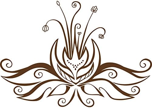 Size [60 cm x 42 cm] Lily, Flowers, Flover vinyl sticker car window wall art, home decor, wall art, 18 colours to choose by ThatVinylPlace