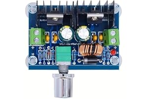 CABLEPELADO Adaptador regulador de Voltaje, Módulo de fuente de alimentación XH-M401, modulación PWM, Regulador de voltaje DC, Entrada DC 4-40Vm, Salida DC1.25-36V, Potencia Max 200W, 8A