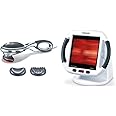 Beurer MG70 Infrared Tapping Massager with Removable Handle & IL50 Infrared Heat Lamp, Soothing Heat for Colds and Muscle Tension, Infrared Light Therapy with 300 watts