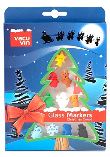 Vacu Vin Glas Weihnachtswarenauszeichner Folla Set Di 12 - 2
