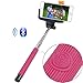 Produktbild Aventus (Rosa) Huawei P10 Selfie-Stick drahtlose Bluetooth-Handy-Einbeinstativ Einbau-Fernauslöser + Verstellbarer Smartphone Adapter