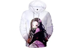 OLIPHEE 3D Impresas Sudaderas con Capucha Cosplay Theme Trendy Pullover Amantes del Anime Y Regalo para Hombre