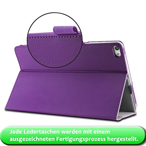 HuaWei MediaPad T2 10.0 Pro Hülle, Infiland Slim Fit Folio PU-lederne dünne Kunstleder Schutzhülle Cover Tasche für Huawei MediaPad T2 10.0 Pro 25,7 cm (10,1 Zoll) IPS Tablet PC(Lila) - 5
