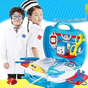 V.E New Pretend Play Set Dream Doctor Set 19 pcs for Kids, Medical Suitcase Pretend Play Doctor Set for Kids for Girls and Boys (19 pcs, Multicolor))