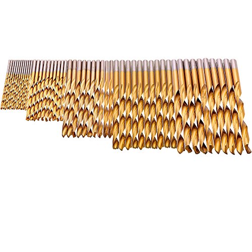 Deuba® Spiralbohrer Set ✔170 tlg ✔HSS Schnellarbeitsstahl ✔1-10mm ✔Metallkoffer Spiralbohrer Stahlbohrer Bohrer Satz Metallbohrer - 2