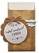 Produktbild KET FREUDENTRÄNEN BASTELSET  50 Tüten + Dekoband + Pappanhänger + Jute  Hochzeit Dekoration  braun/weiß - 11cm x 6cm  Taschentuchhalter (inkl. Sticker Klassisch)