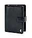 Produktbild Chronoplan 50105 Organizer Rindnappaleder (Terminplaner Midi mit Lasche, Ringbuch) schwarz