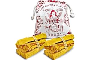 BARRIO ZEN Palo Santo Limpieza Energética (100gr Premium PERÚ) Incienso Natural Palo de Santo para Quemar - PaloSanto Madera Sagrada +Pack Regalo Bolsa Tela con Dibujo Madre Tierra Yoga