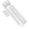 SPARES2GO Door Plastic Mounting Bracket Fixing Slide Kit for Zanussi Integrated Fridge & Freezer