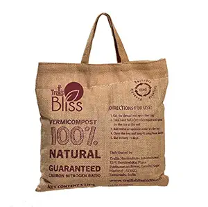 Trellis Bliss carborich vermicompost Fertilizer Manure for Plants | 5 lit Bag(Approx. 2.5kg) | Organic Compost