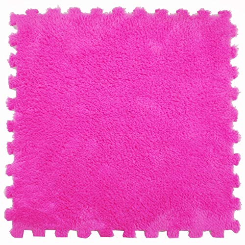 Preisvergleich Produktbild GHGMM Teppich Fußmatten Krabbelmatte, Haushalt Spleiß Anti-Fall Schaum rutschfeste Matte Schallschutz Krabbeldecke, 8 Farben, Freie Kombination,pink,10pcs
