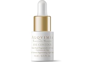 Alqvimia | Sérum Facial Contorno de Ojos Antiedad, Hidratante y Regenerador para la Rutina Facial de Noche | Elimina Ojeras y Reduce Arrugas y Bolsas | 15 ml