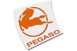 CUAC REVOLUTION P484 PEGASO CAMION PEGATINA STICKER VINILO COCHE ADHESIVO MOTO COCHE AUTOCOLLANT CORTE (Naranja)