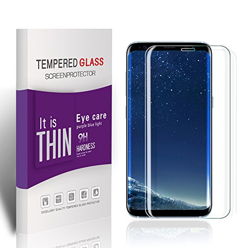 Vegbirt Galaxy S8 Plus Panzerglas Schutzfolie, Galaxy S8 + Panzerglas Schutzfolie , Full Coverage Gehärtetem Glas Panzerglas Displayschutzfolie Folie für Samsung Galaxy S8 Plus