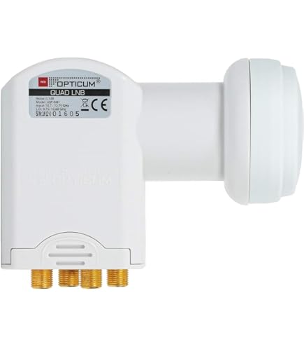 Convertitore LNB Universale 4 Uscite | FTE Maximal | Per Satellite HD | Connettori Gold - Foto 7
