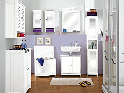 Wäschetruhe Wäschesammler Wäschebank Wäschekorb Wäschekiste Bad „Jonathan I“ - 5