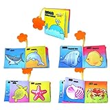 1pc Intelligence Development Cloth Cognition Book Learning & Activity Toys for Kids Baby (Marine Animal)
