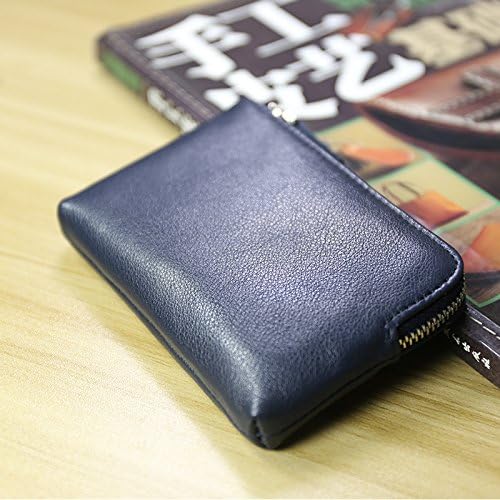 LLZZPQB Wallet/Multi-Function Men'S Zipper Mini Wallet Mini Purse Women'S Card Pack Coin Key Bag/Birthday/Gift/Valentine'S Day/Couple, Blue