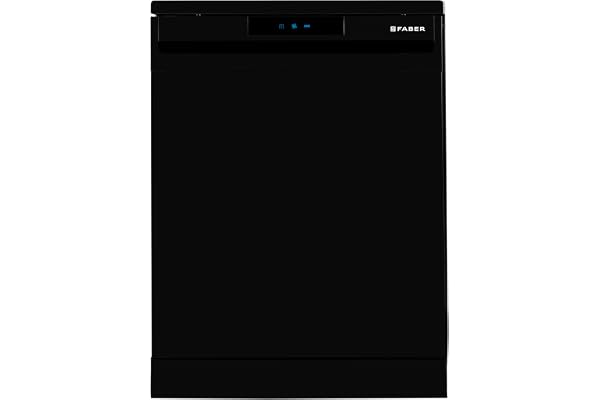 Faber 14 Place Free Standing Dishwasher|6 Wash Programs| LED Display| Adjustable Racks | Half Load Wash| 2Yr Comprehensive &