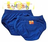 Bright Bots Potty Training Pants (Twin Pack, Blue, Small, 12 -18 months)