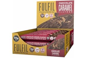 Fulfil Nutrition - Vitamin & Protein Bar - Chocolat Caramel - Lot de 15