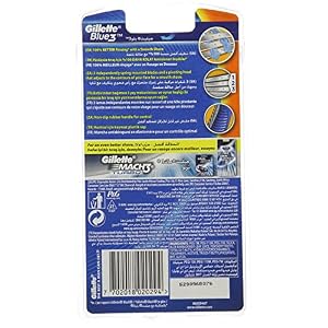 Gillette Blue III Disposable Razors - Pack of 6 - Image 2