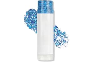 AOOWU Purpurina Cara Gel, 15g Purpurina Gel para Facial y Pelo, Maquillaje Barra con Brillantina, Chunky Glitter Corporal para Halloween Carnaval Festival Masquerade Cumpleaños (1Pc-Azul Oscuro)