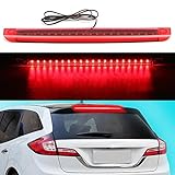tercera luz de freno led universal Tamaño: 420 x 42,5 mm. Faro trasero universal para coche con 20 LED, gran sujeción, luz trasera como tercer freno y parada, 12 V
